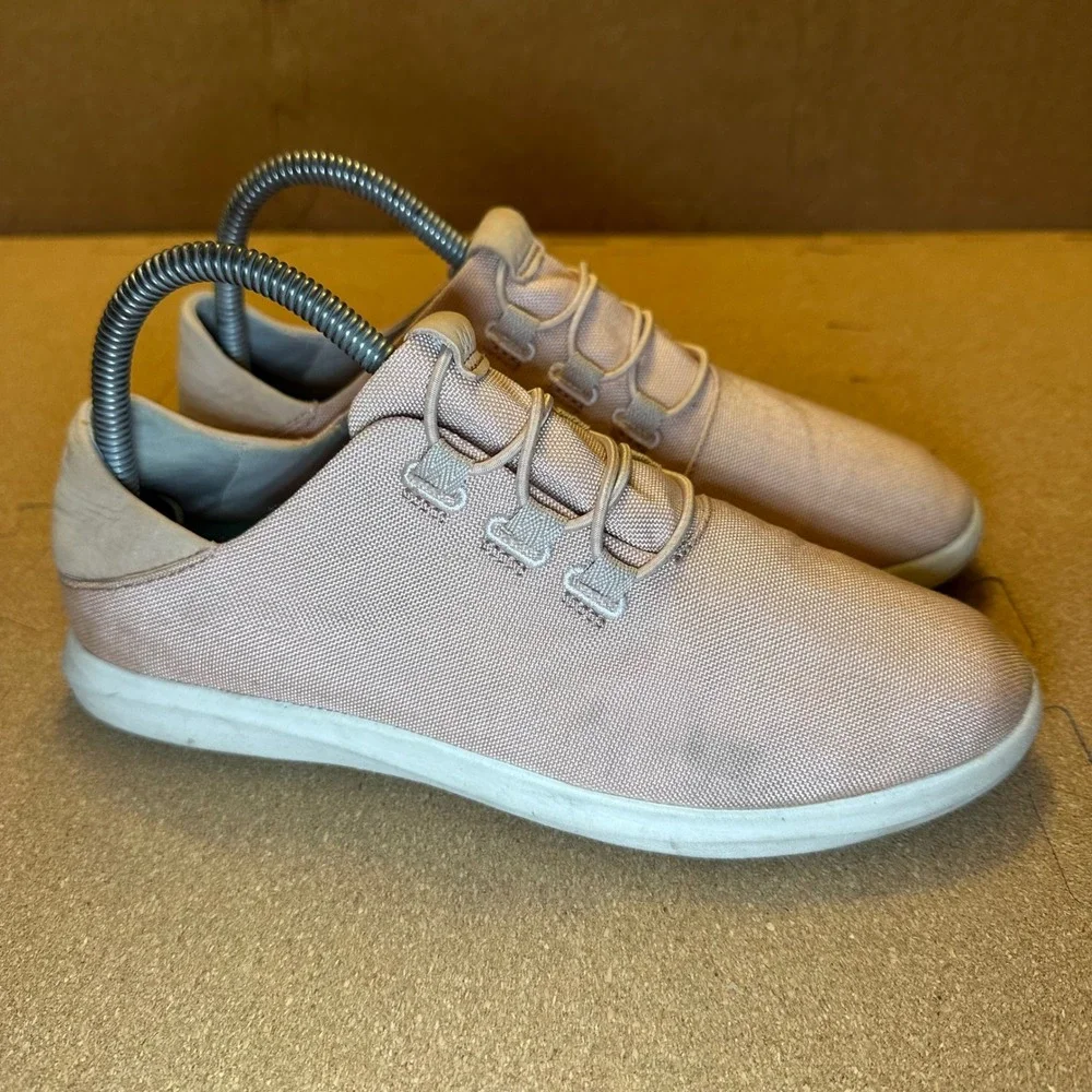 OluKai Hale'iwa Li Ha'a Pink Textile Sneakers Women 7.5 Low Top Shoes 20381-4L18